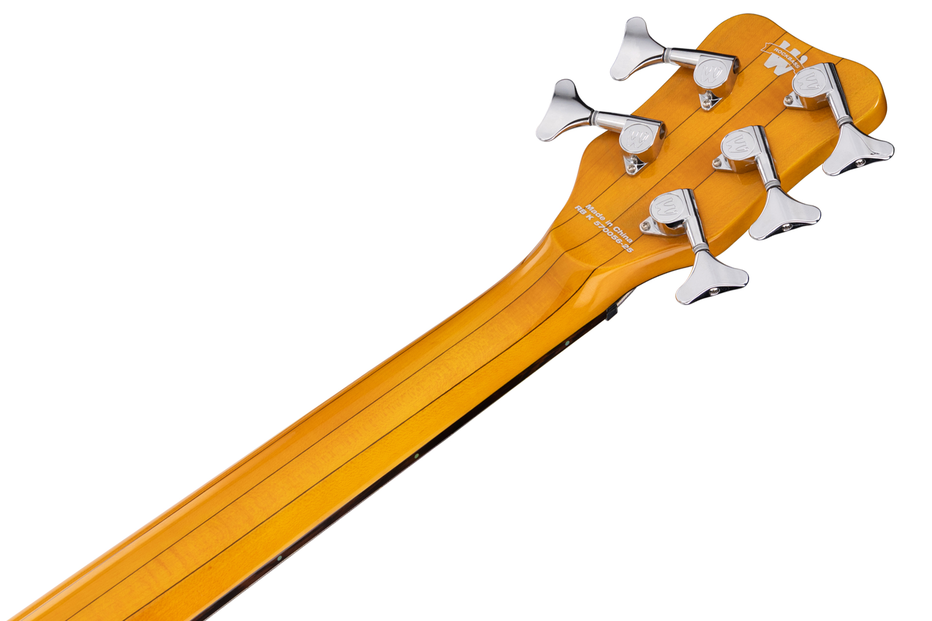 RockBass Streamer NT I, 5-String - Honey Violin Transparent High Polish